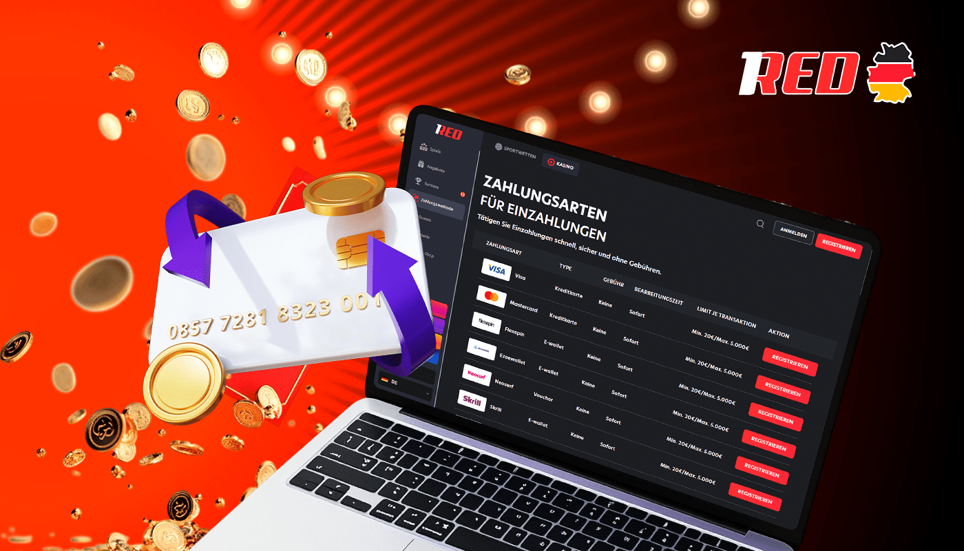 Learn how to make a deposit and withdraw money 1Red